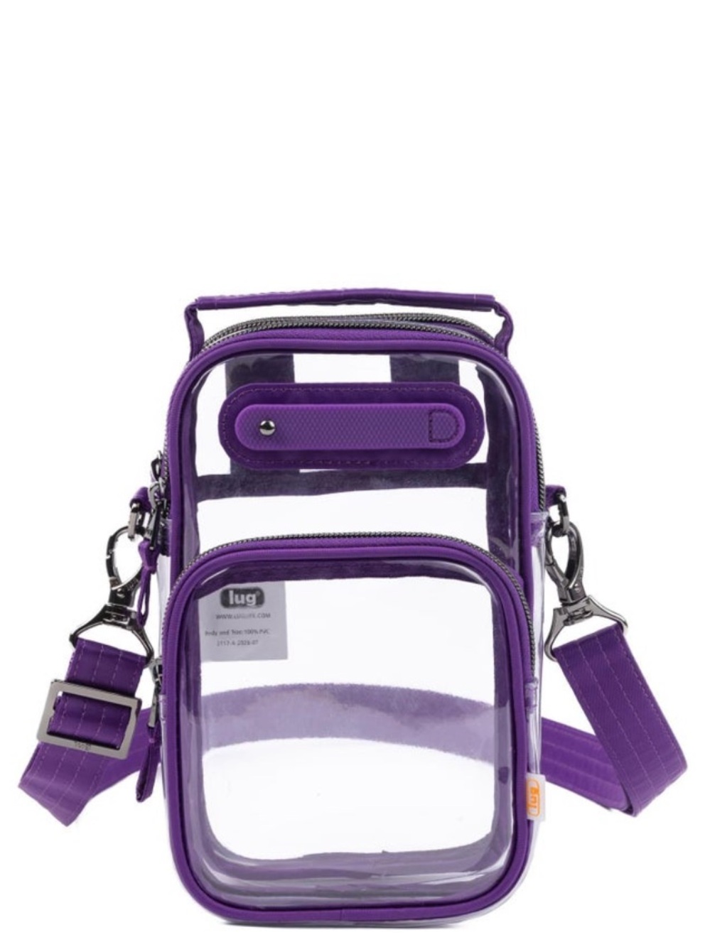 Lug Skeeter Mini Clearview Convertible
Crossbody Grape Purple